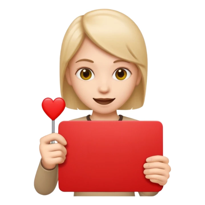 Emoji avec un carton rouge dans la main  sticker