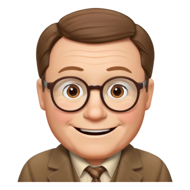 smiling Carl Fredricksen from Up movie sticker