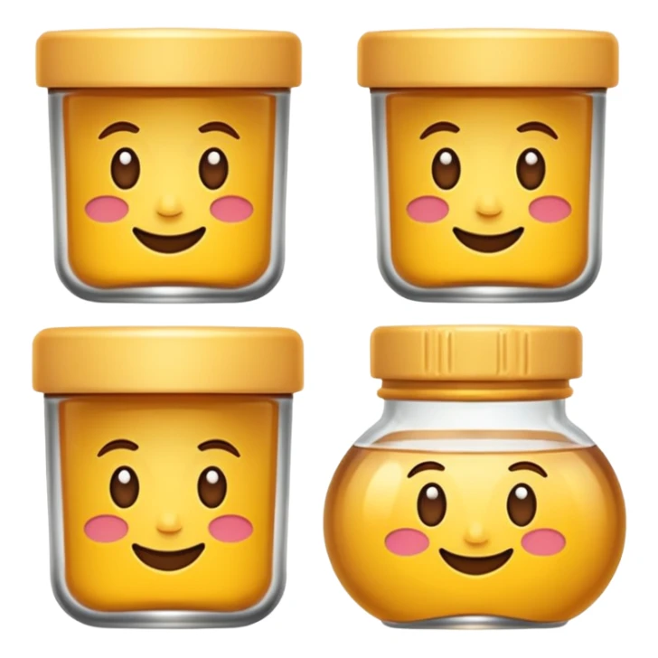 Varios produtos de beleza com tampa dos potes dourados e fundo transparente pra usar como figurinha sticker