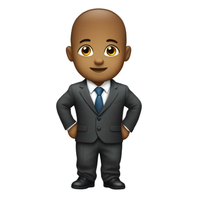 Baby in a suit sticker