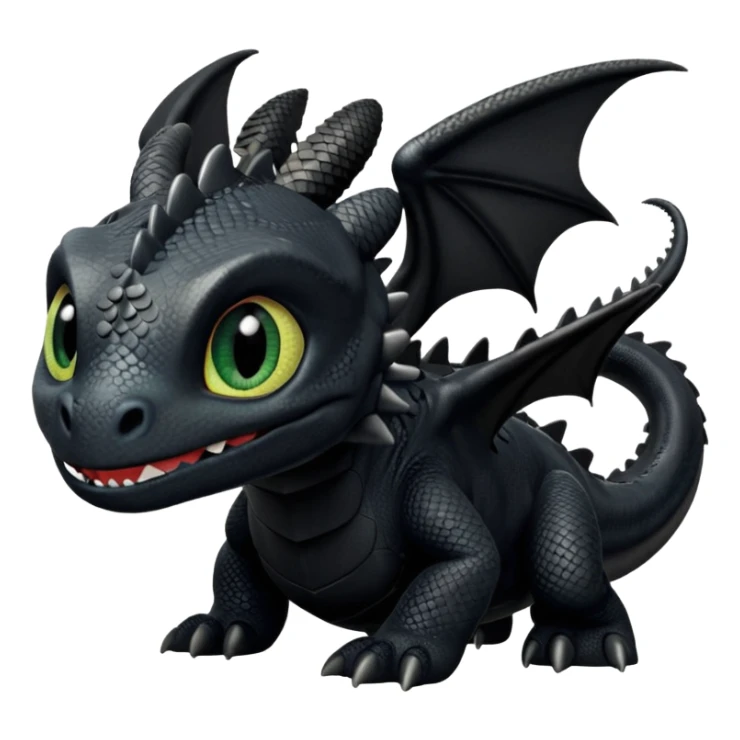 Toothless Mythen dragon from how to train your dragon sticker
