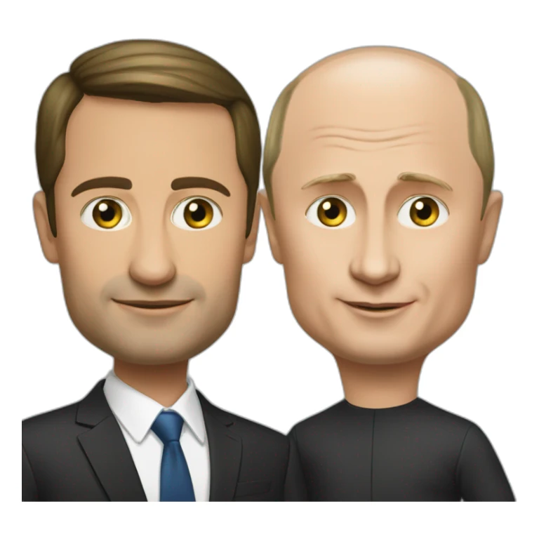 zelensky and putin friend sticker