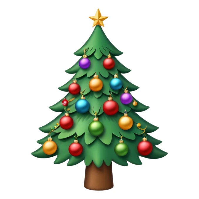 christmas tree sticker