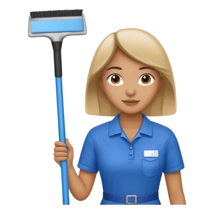 Window Cleaner woman  sticker