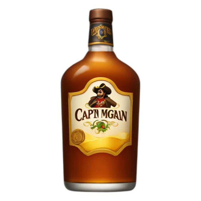 rum drink named captain morgan emoji sticker