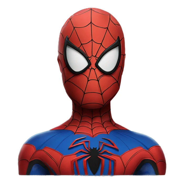 Elon musk in a spider man costume sticker