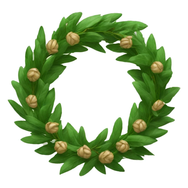 wreath of laurel sticker