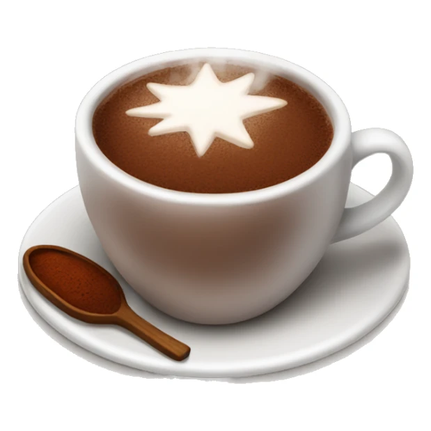 Cup of hot cacao sticker