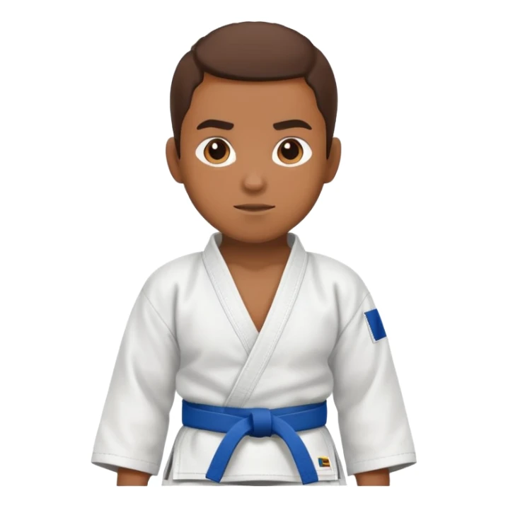 Judo gi brown belt  sticker