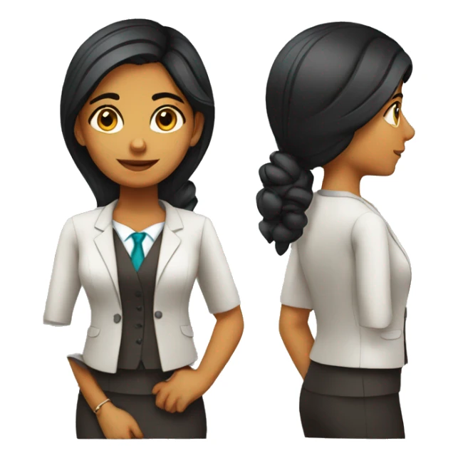 Indian girl lawyer sticker