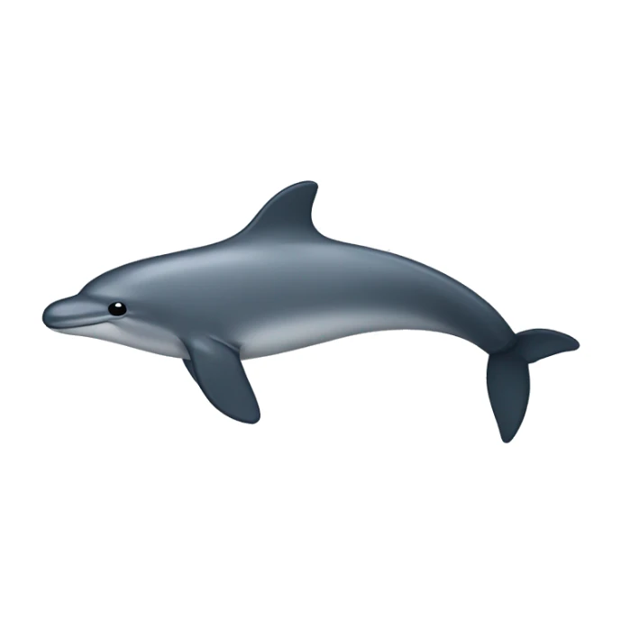 narrow ridged finless porpoise sticker