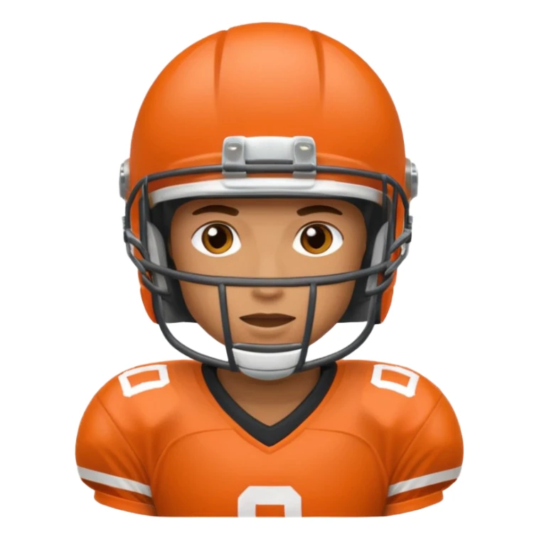 A person who plays football sticker