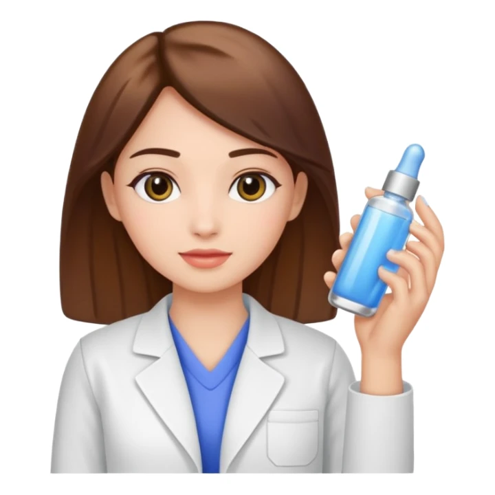 make a person who holds zo skin health cosmetics in her hand  sticker