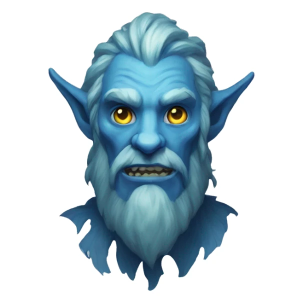 Spectral giant firbolg blue sticker