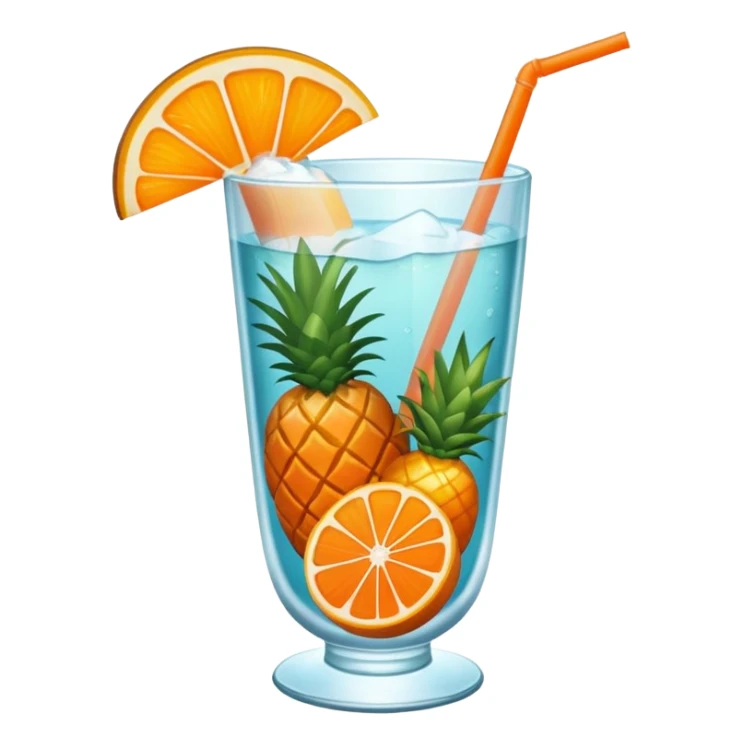 Emoji de una cóctel de frutas sticker