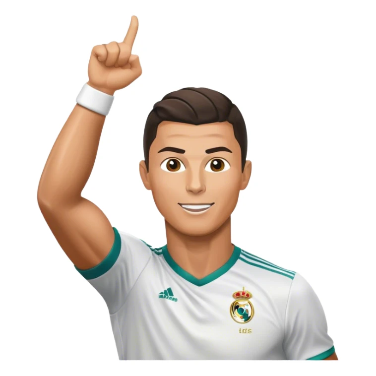 Cristiano Ronldo während er Jubelt sticker