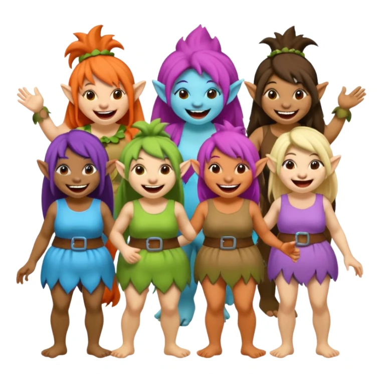 Make a women laughing women troll laughing sticker