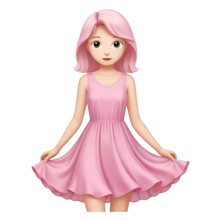 Clean girl pink d sticker