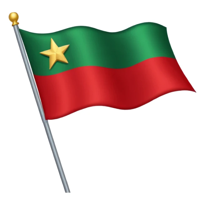 african american flag with a star sticker