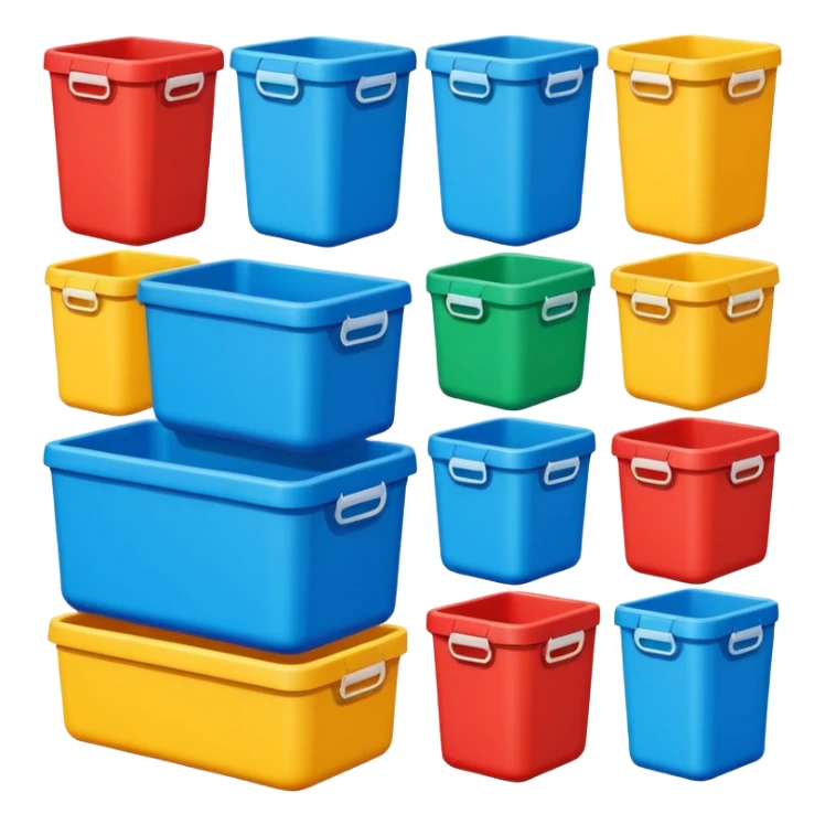 reusing containers as in personal care products icon sticker