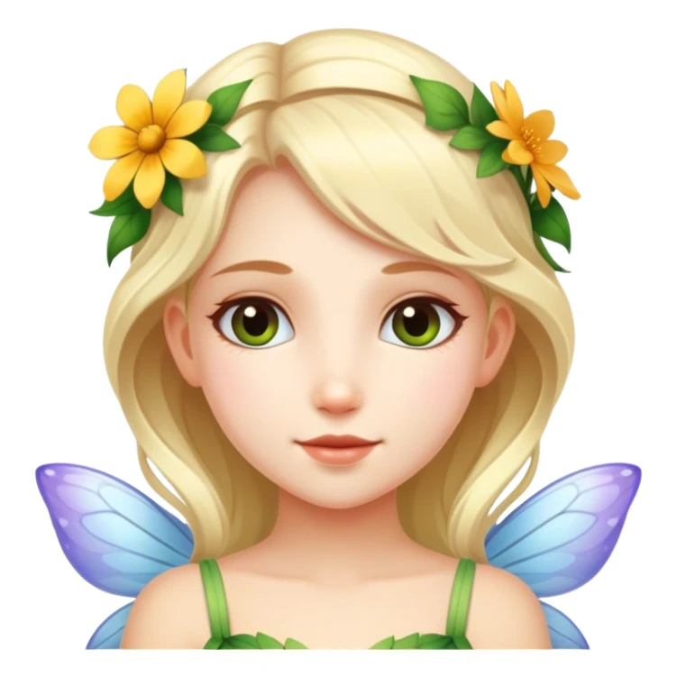 Flower Fairy beautiful finish girl  sticker