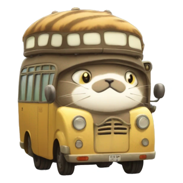 My Neighbor Totoro's Cat Bus sticker