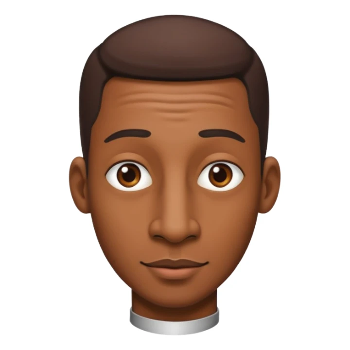 gay black man with long nose sticker