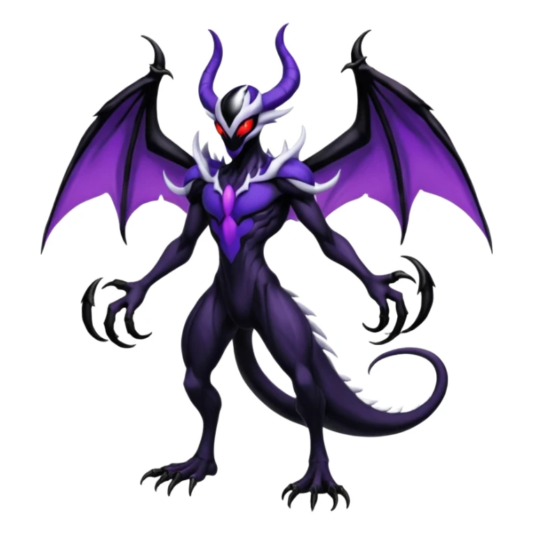 Venom-Darkrai-Yveltal-Lunala-Fakémon-hybrid-creature (full body)  sticker
