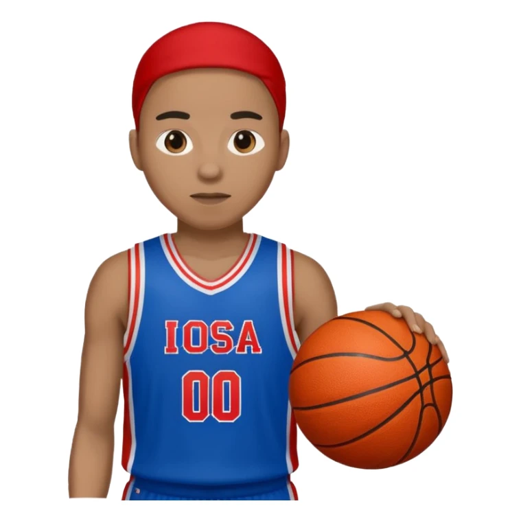 basketball player (#00A3E0) and red (#F9423A) sticker