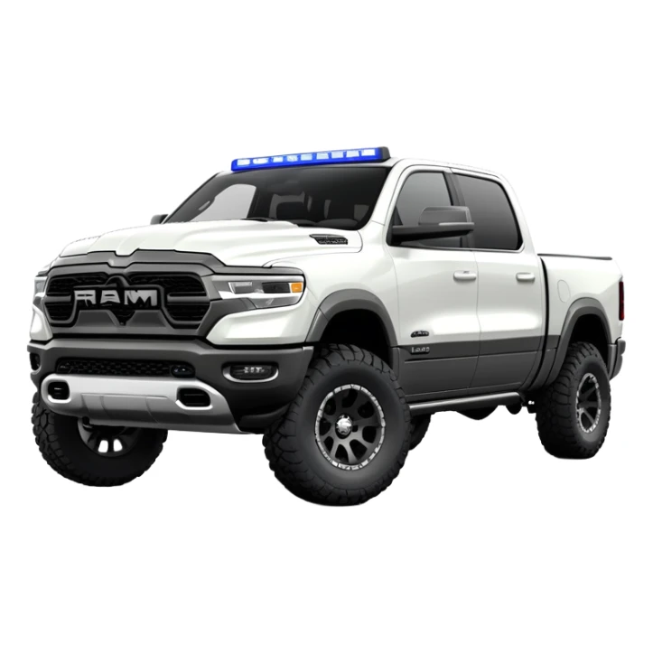 2021 ram 1500 with overland build sticker