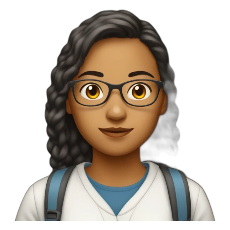 a girl who studies in Harvard University  sticker