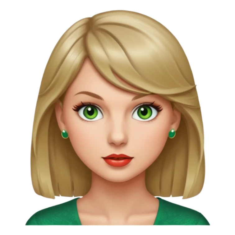 taylor swift green eyes sticker
