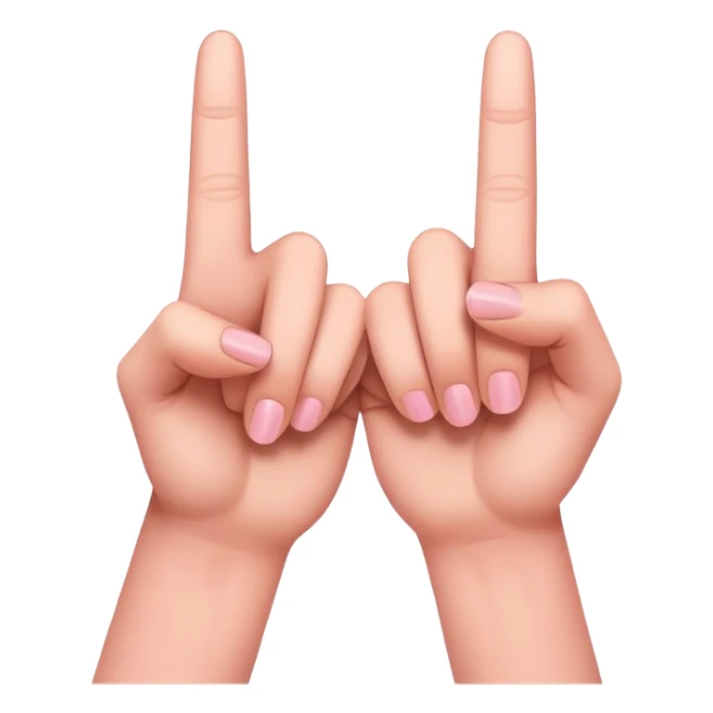 little finger promise, two pinky fingers locked together sticker