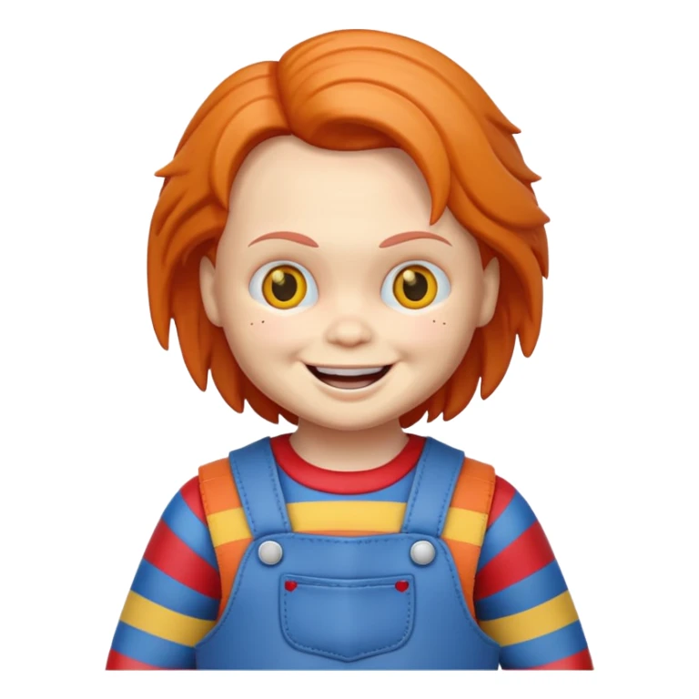 Un emojin de chuky sticker