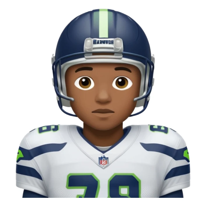 do an emoji of Seattle Seahawks' wide receiver Jaxon Smith-Njigba sticker