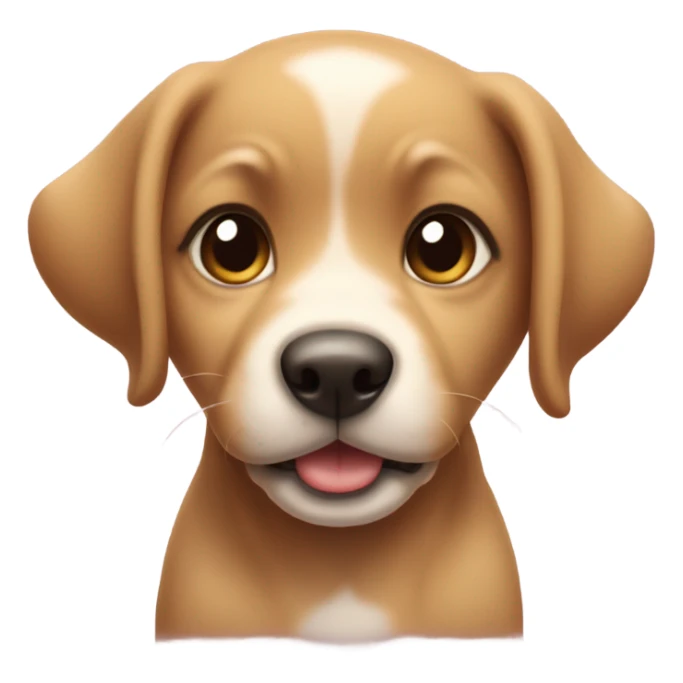 Cute puppy to say love sticker