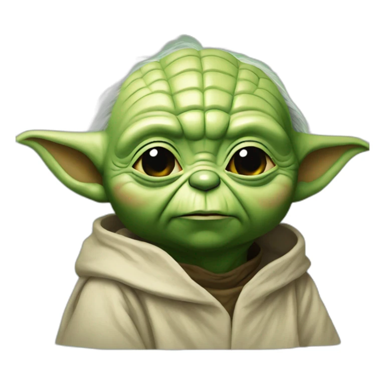 Yoda kiss sticker