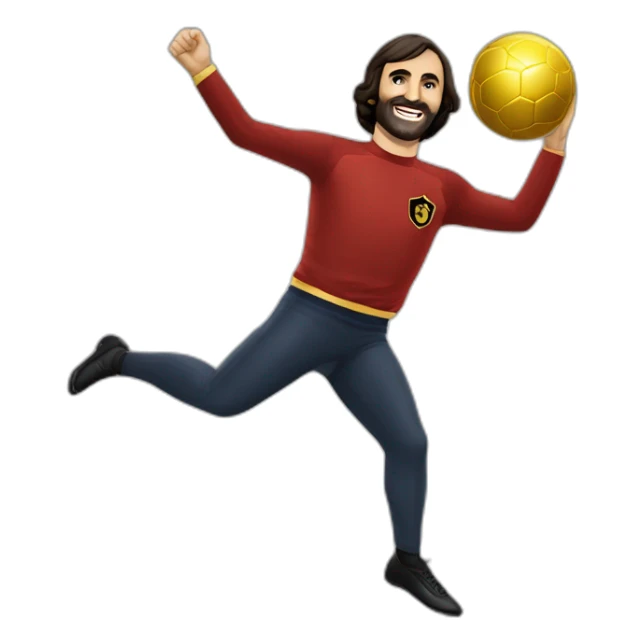 George best Ballon d'or volant qui dance sticker