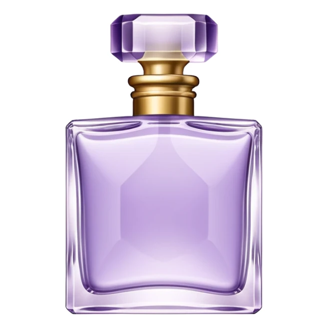 Perfume Bottle in square shape size – Soft Lilac, the width and height of perfume bottle must be equal in size sticker