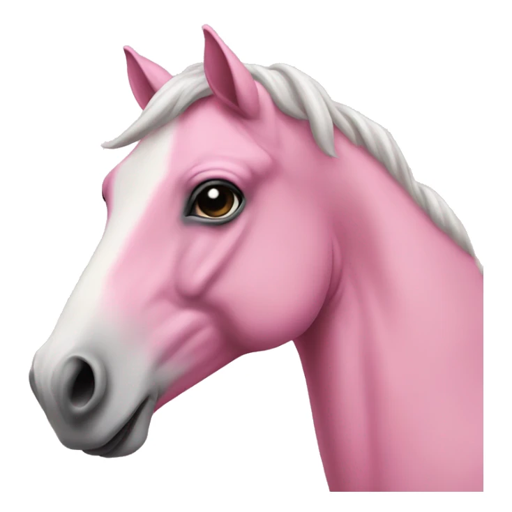 Horse in pink whit a Horn  sticker