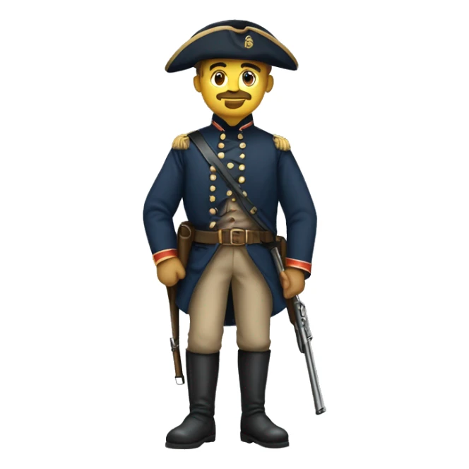 full length american civil war soldier sticker