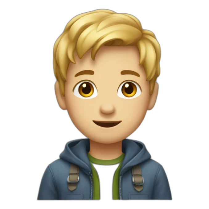 a little boy sticker