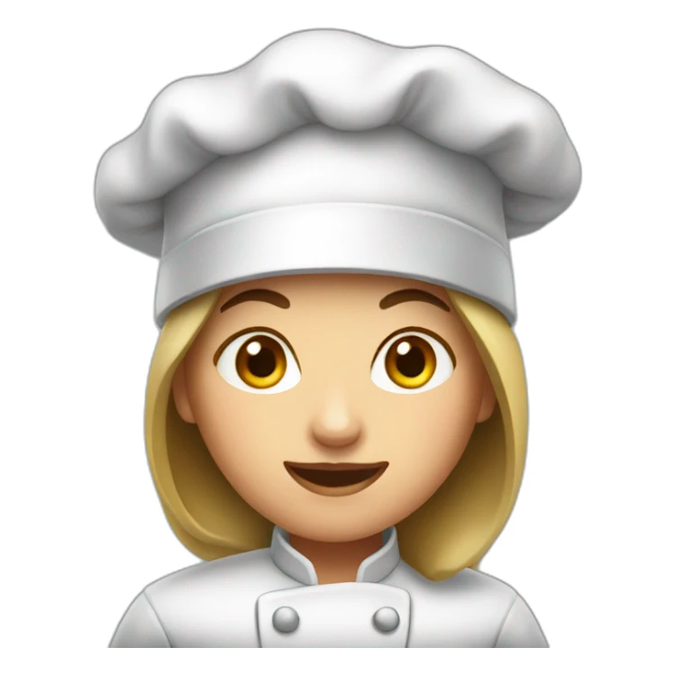 woman cook sticker