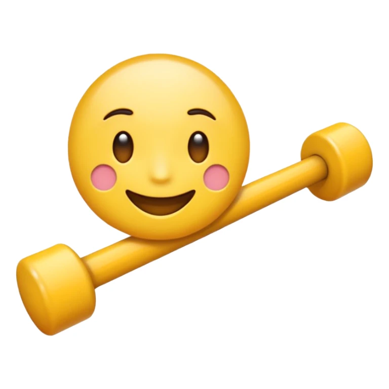 crer un emoji pour representer la moitier et maitenent avec une barr orizontal sticker