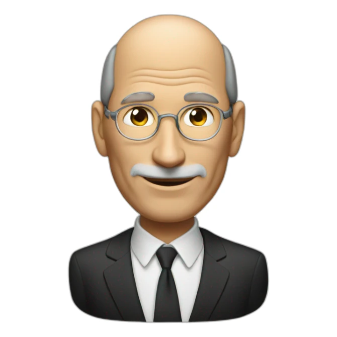 Steve Jobs saying well done sticker