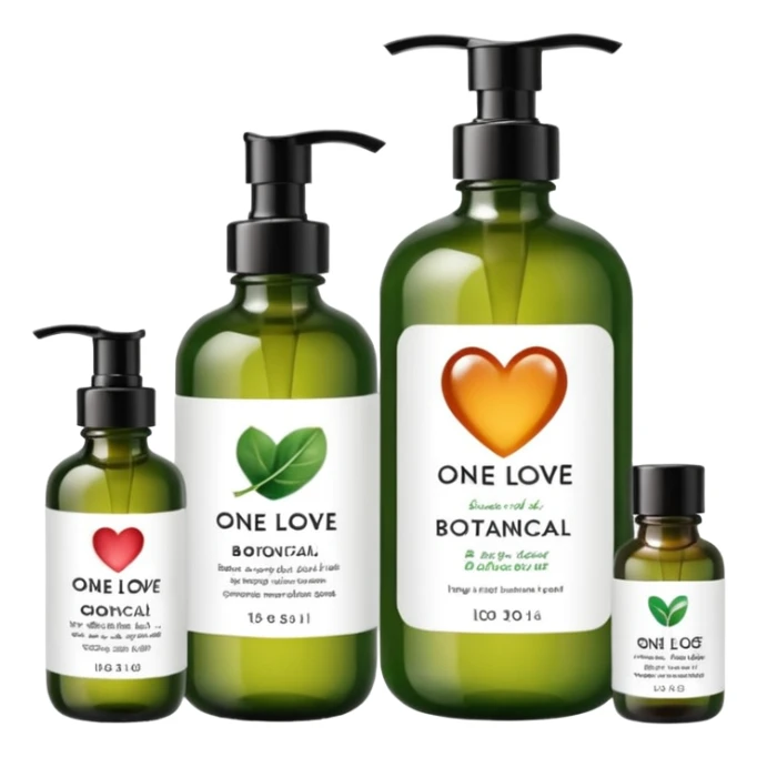 one love organics Botanical B skincare sticker