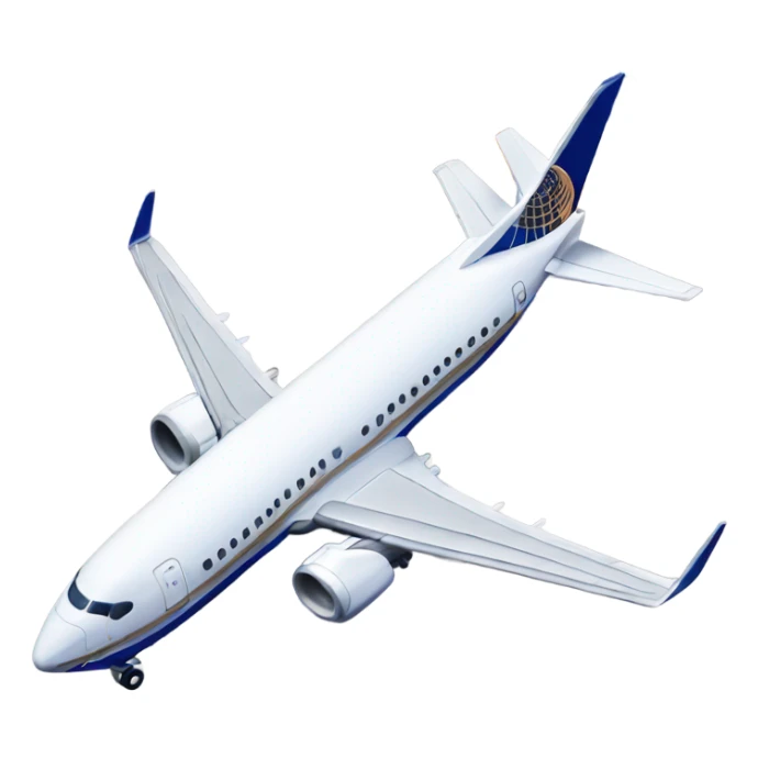 United airlines Boeing 737 sticker