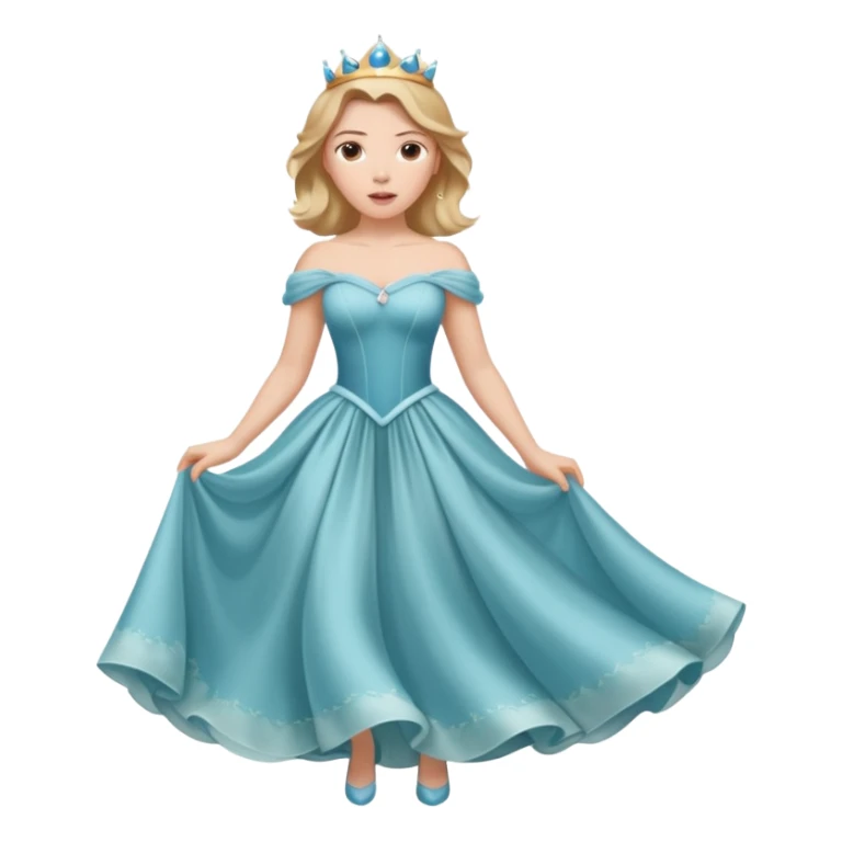 Scarlett Johansson in a princess dres sticker