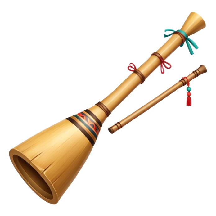 Traditional Hmong bamboo instrument  sticker