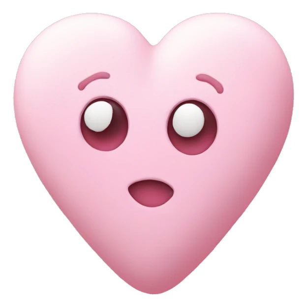 A heart made of marshmallow  sticker